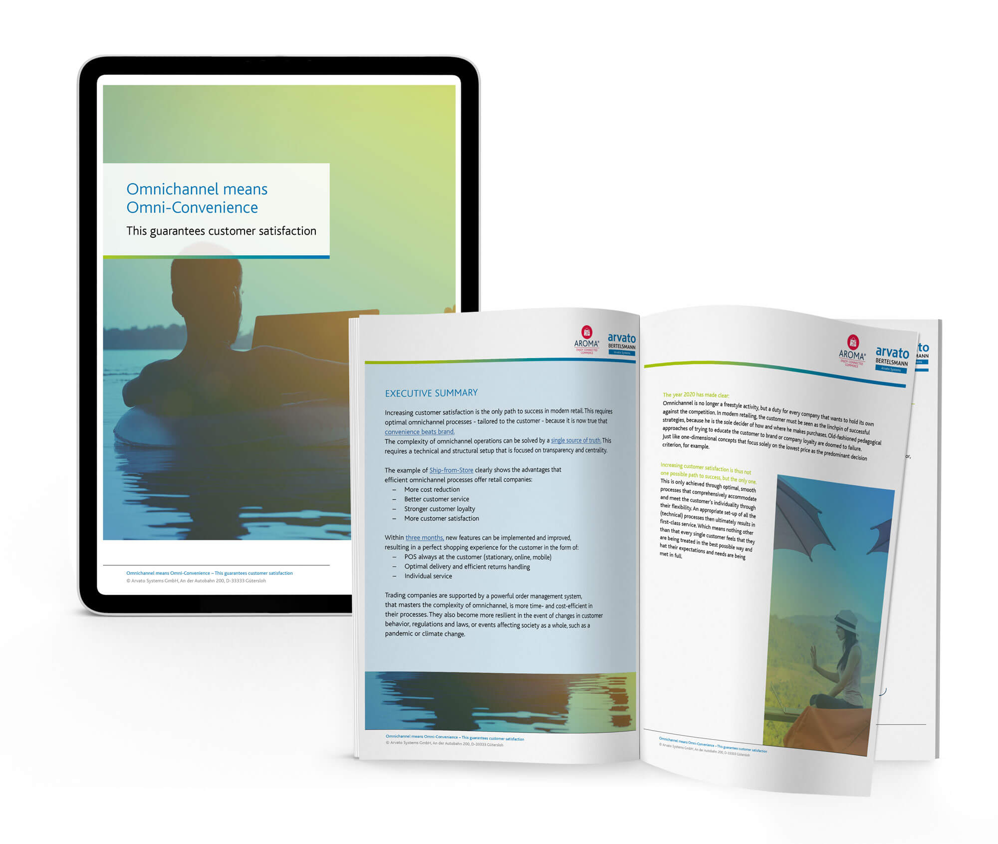 2021_Mockup_Zeitschrift_Tablet_Whitepaper_aroma_BDM White Paper Omnichannel Convenience