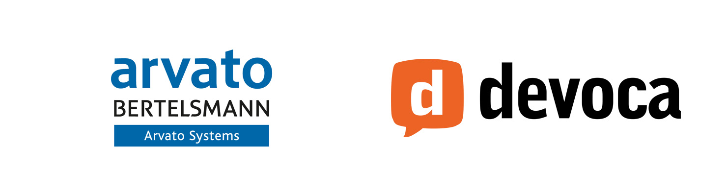 New Partnership Improves Digitization in Logistics Logos_Arvato Systems_Devoca_1480x400